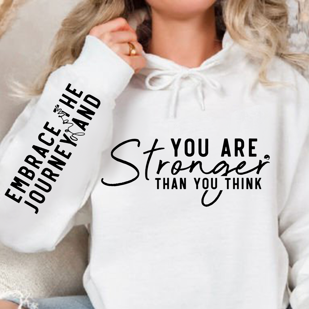 Bluza z kapturem You are stronger than you think 