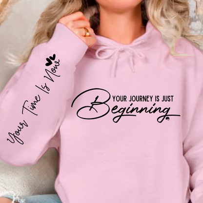 Bluza z kapturem Your journey is just beginning