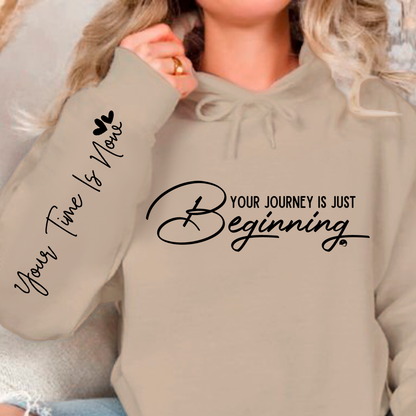 Bluza z kapturem Your journey is just beginning