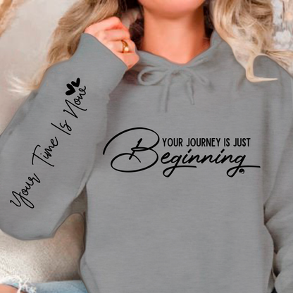 Bluza z kapturem Your journey is just beginning