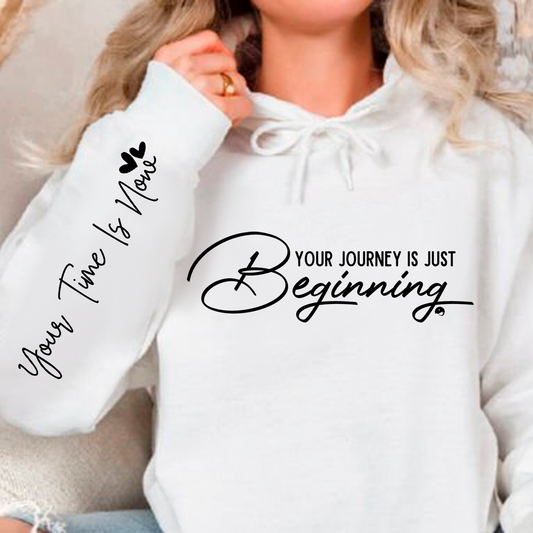 Bluza z kapturem Your journey is just beginning 