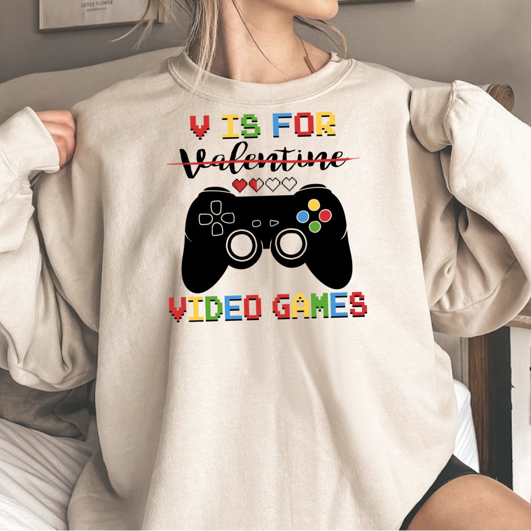 Bluza Unisex V Is For Video Games