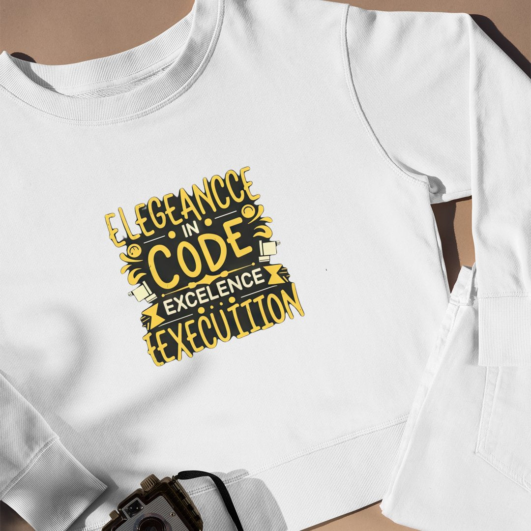 Gadżety Dla Programistów Bluza Unisex Elegannce In Code Exellence In Execution