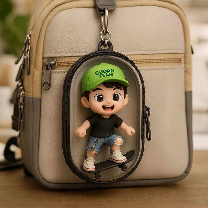 Custom 1 Person 3D Mini Figure From Your Photo Personalized Toy Figure Gifts For Kids (Production Time: 10-15 Business Days)