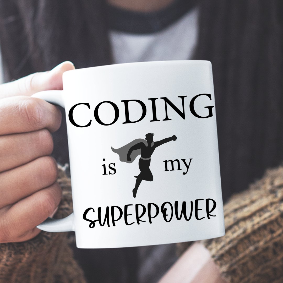 Prezent Dla Programistów Kubek Coding Is My Superpower