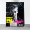Personalizowana tablica z okładką magazynu dla chłopaka na prezent urodzinowy