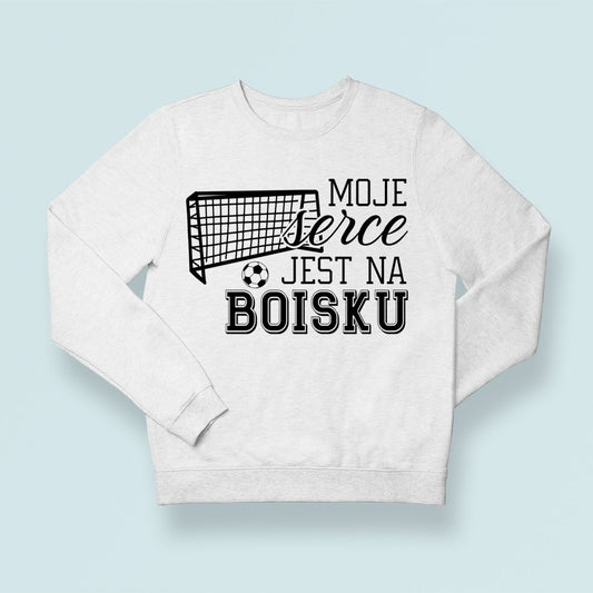 Bluza Unisex Moje serce jest na boisku