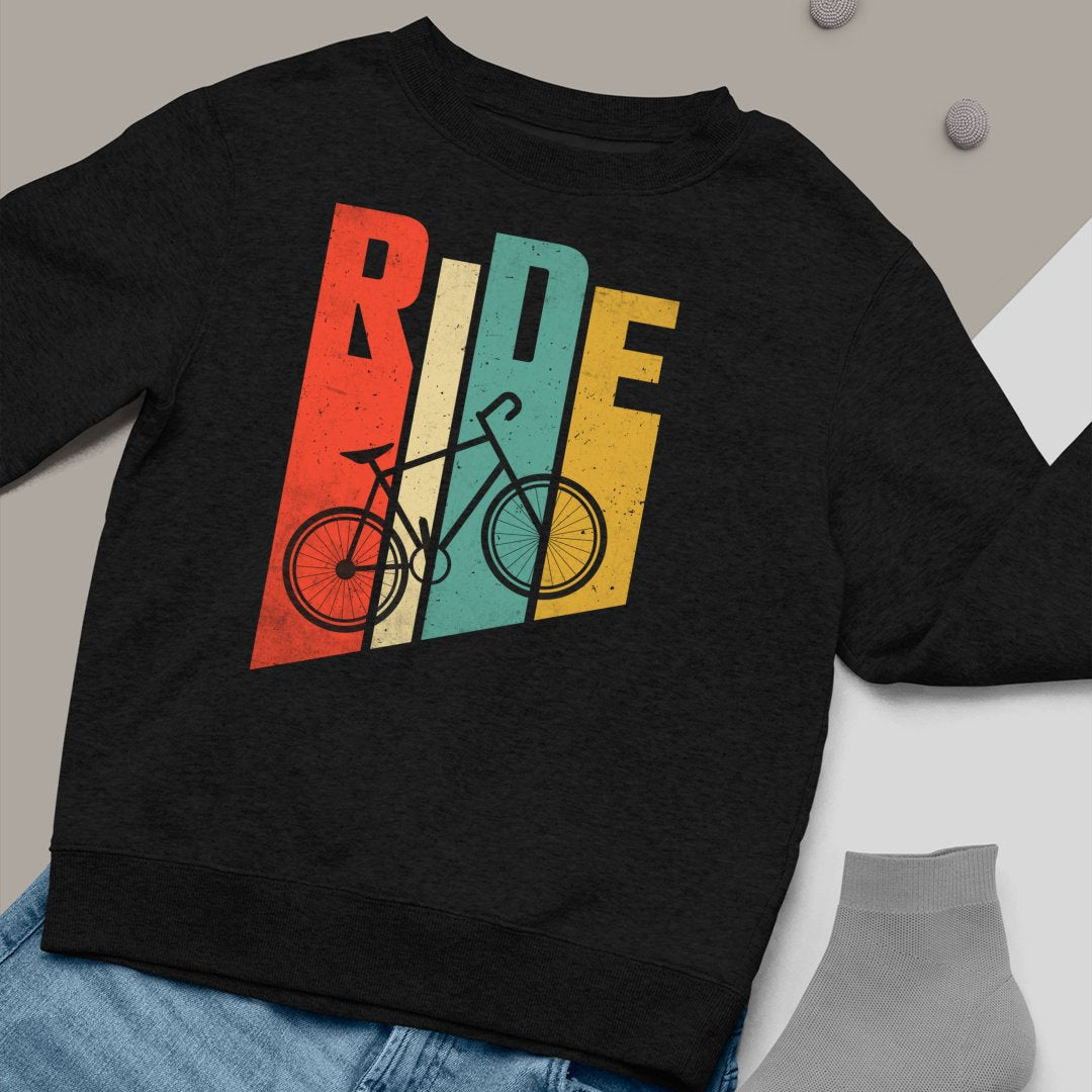 Bluza Unisex Ride Bicycle Retro