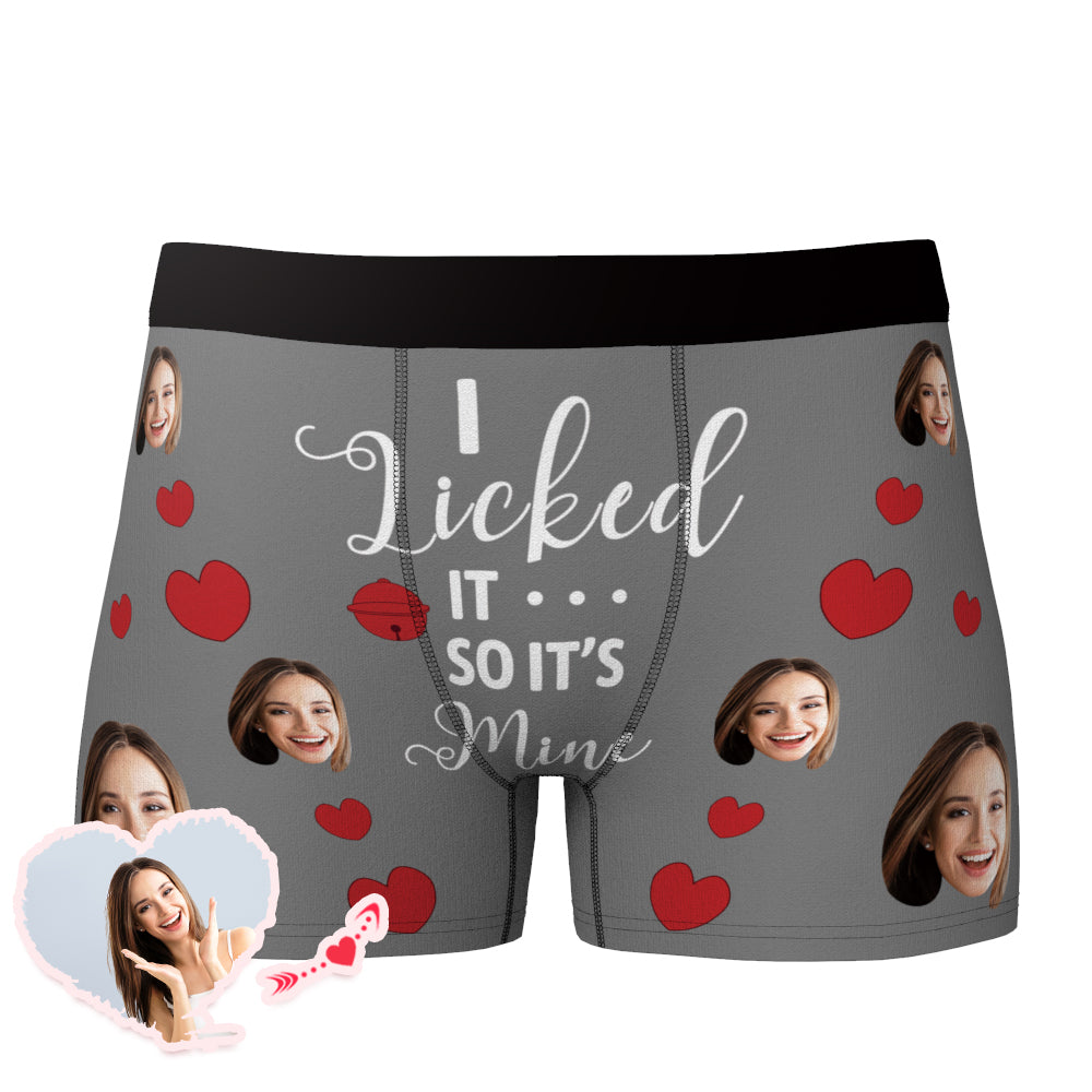 Śmieszna bokserska bielizna męska z personalizowanym nadrukiem na prezent dla niego
