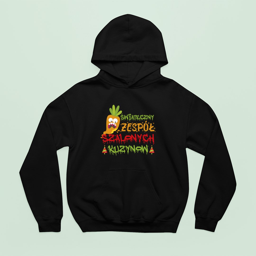 Bluza z kapturem Świąteczny Zespół Szalonych Kuzynów