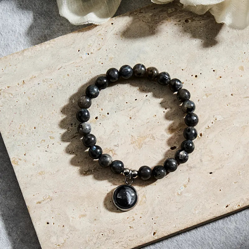 Custom Moon Phase Beads Bracelet Luminous Bracelet Gift for Her