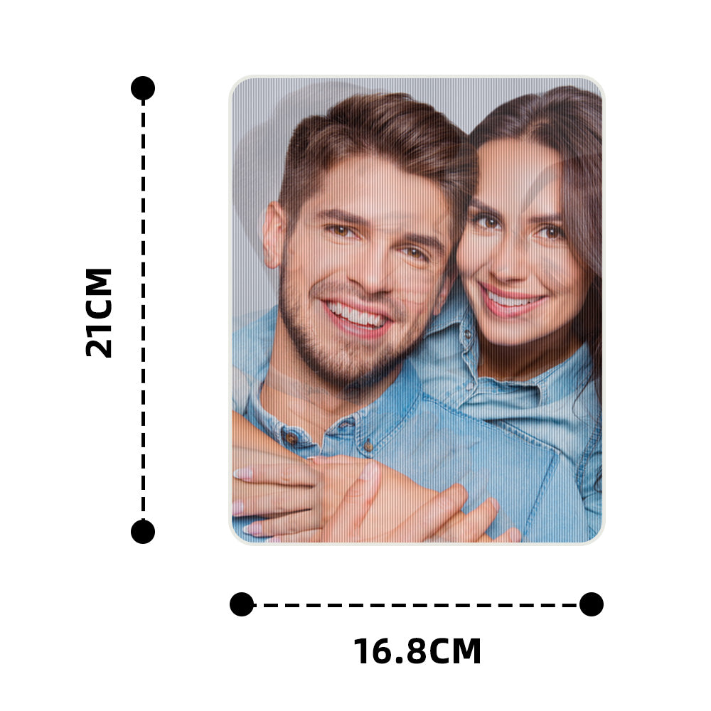Personalizowana ramka na zdjęcia z efektem 3D na urodziny lub rocznicę