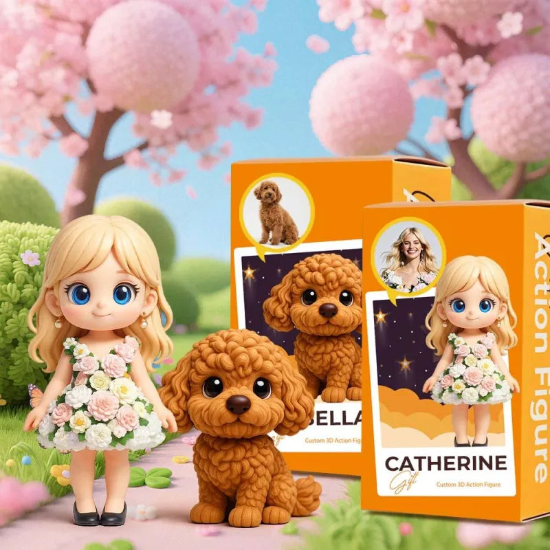 Figurka personalizowana 3D na biurko z Twoim zdjęciem, prezent na urodziny