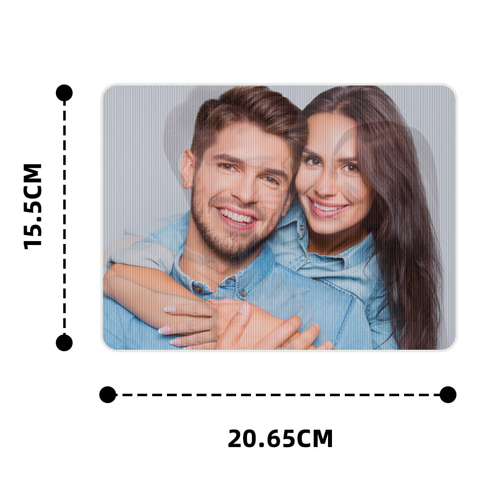 Personalizowana ramka na zdjęcia z efektem 3D na urodziny lub rocznicę