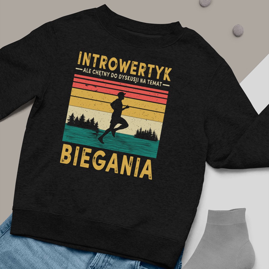 Bluza Unisex Introwertyk, Dyskusja Bieganie