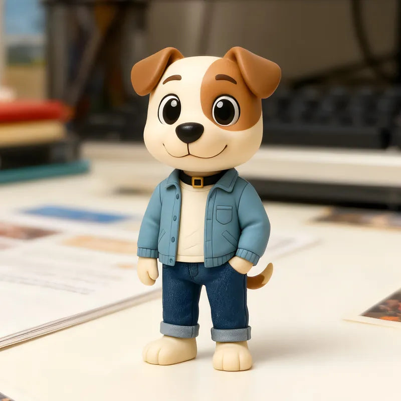 Custom Cute 3D Mini Figure Office Desk Figurine Based on Your Picture Birthday Gift Valentines Gift Christmas Gift