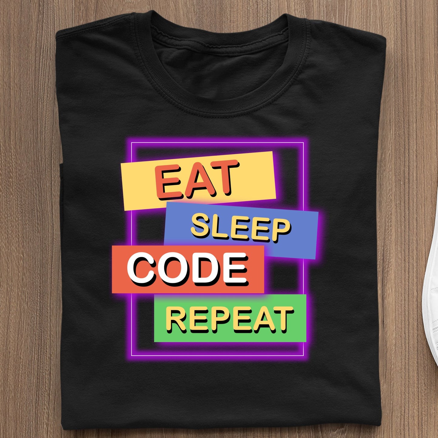 Koszulka Eat Sleep Code Repeat