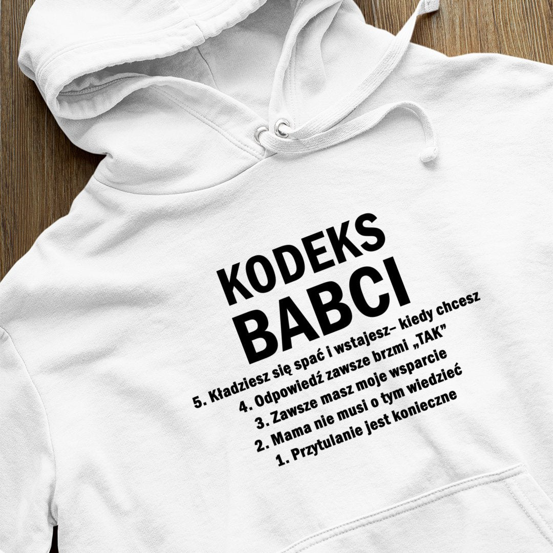 Bluza z kapturem Kodeks Babci