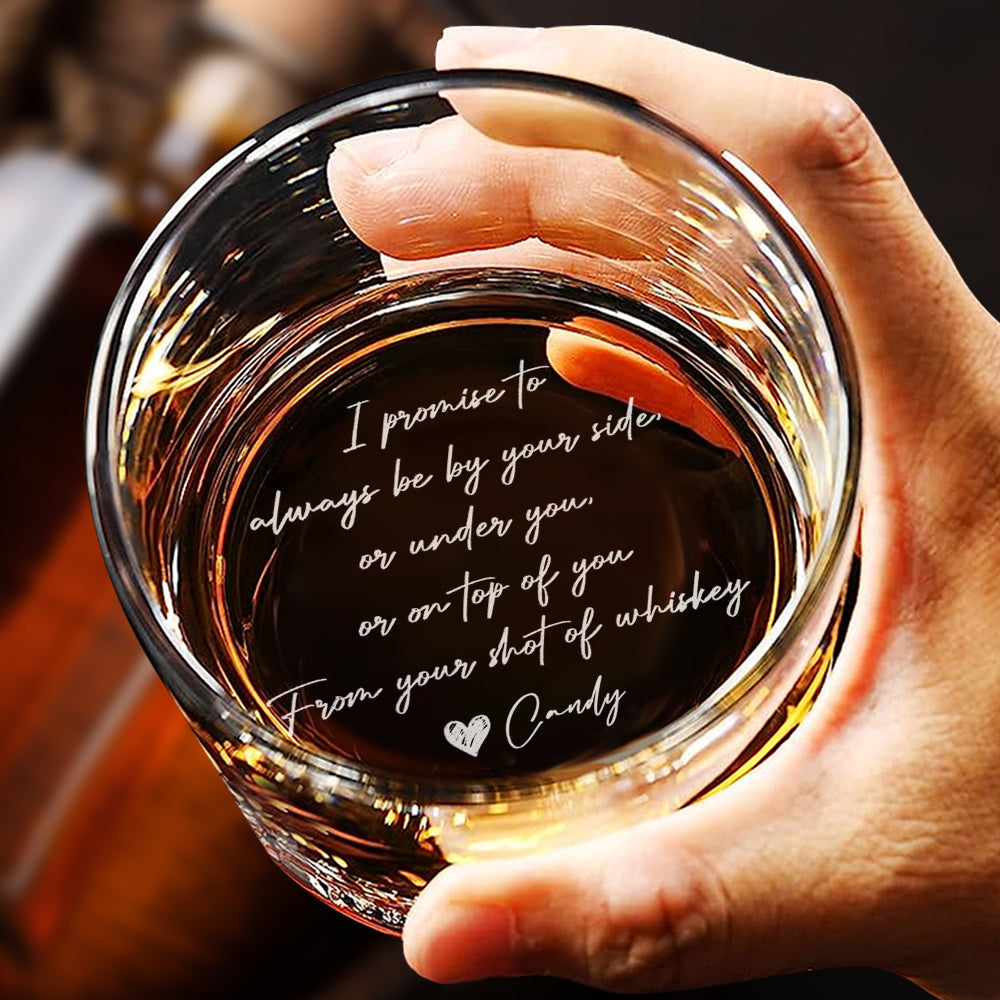 Personalizowana szklanka do whisky z dedykacją dla męża lub chłopaka na prezent