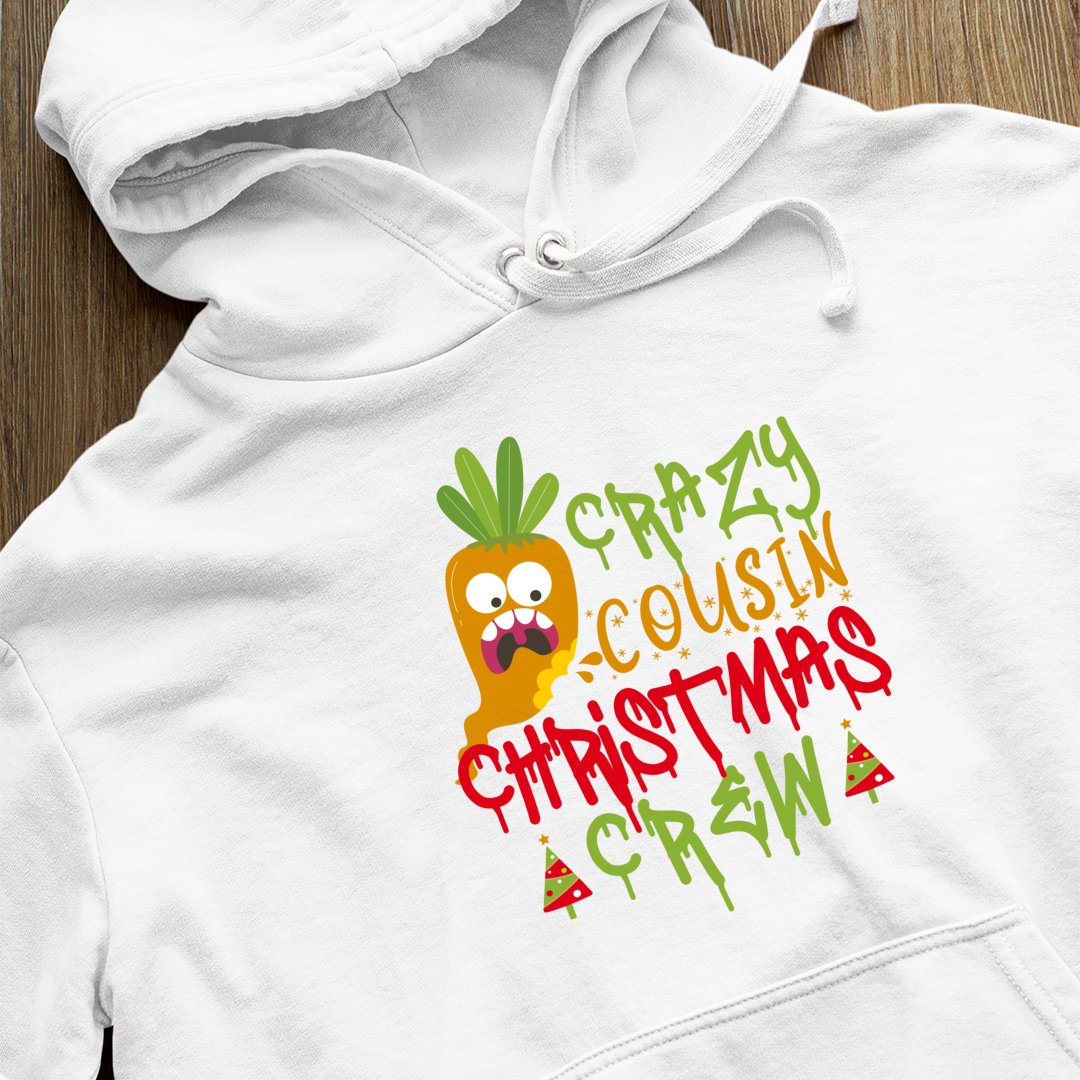 Bluza z kapturem Crazy Cousin Christmas Crew