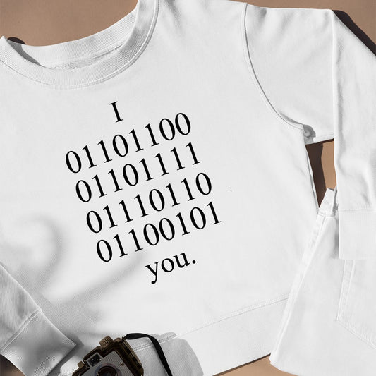 Gadżety Dla Programistów Bluza Unisex I Love You