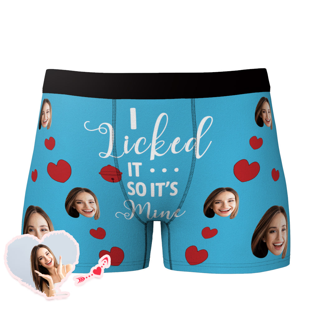 Śmieszna bokserska bielizna męska z personalizowanym nadrukiem na prezent dla niego