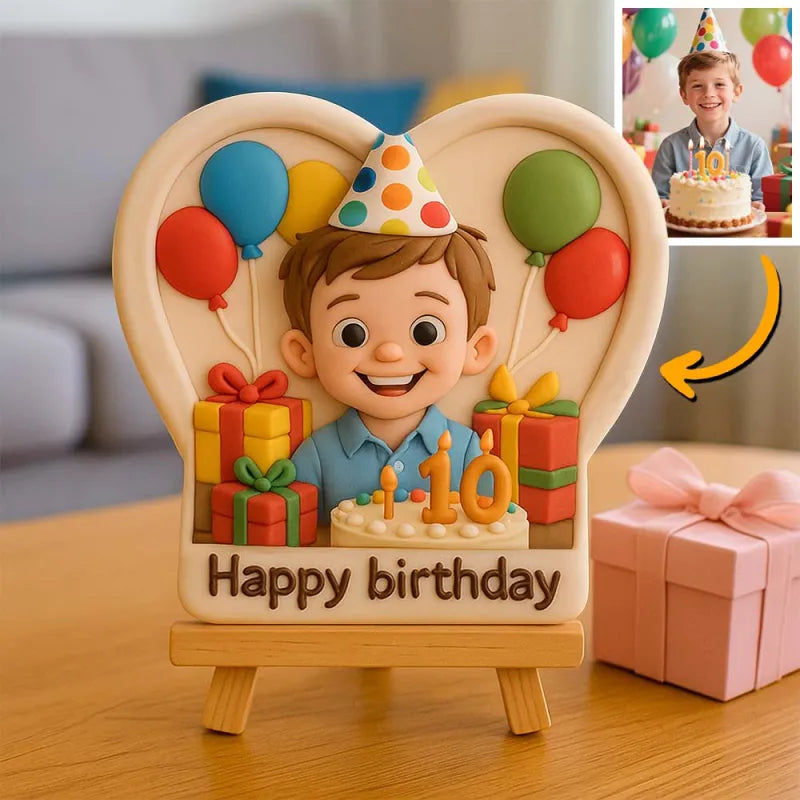 Custom 3D Mini Figurine Decors Personalized Unique Home Decor Birthday Gift Wedding Gift Toy For Celebration (No Wooden Holder Included)