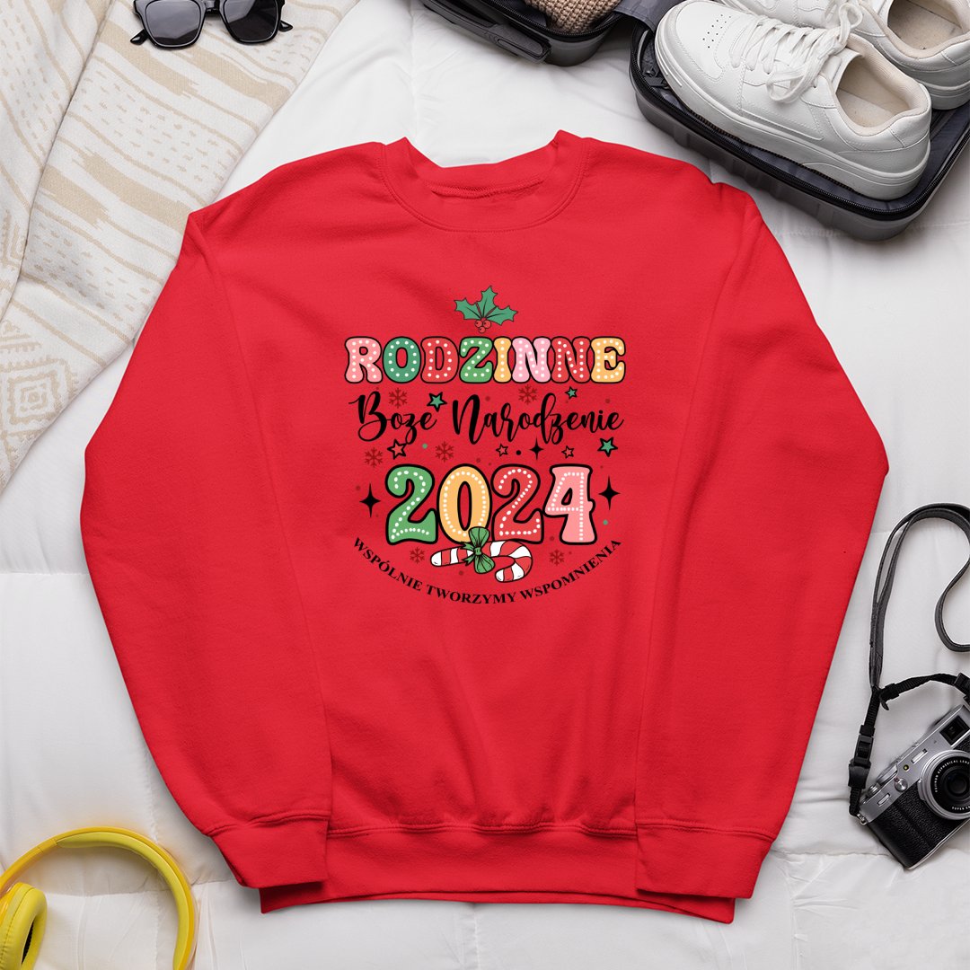 Bluza Unisex Rodzinne Boże Narodzenie Wspólnie Tworzymy Wspomnienia