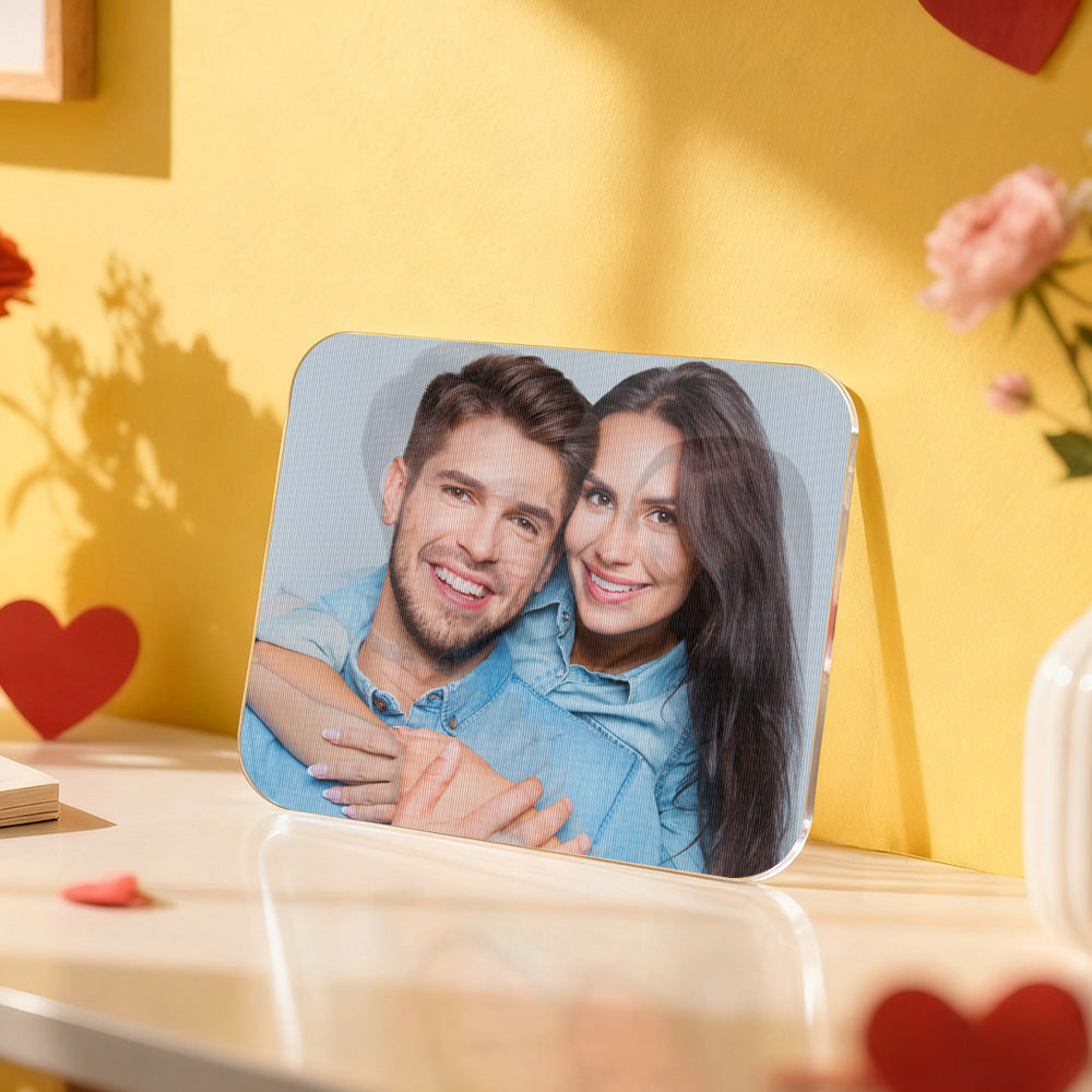 Personalizowana ramka na zdjęcia z efektem 3D na urodziny lub rocznicę