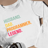 Pomysł Na Prezent Dla Programisty Bluza Unisex Husband Dad Programmer Legend