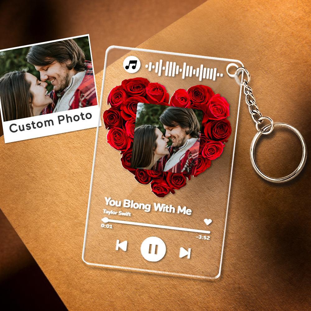 Personalizowana lampka nocna z różą, romantyczny prezent na urodziny dla chłopaka