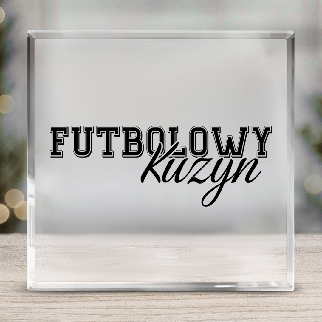 Pamiątki Piłkarskie Szkło kwadratowe Futbolowy kuzyn