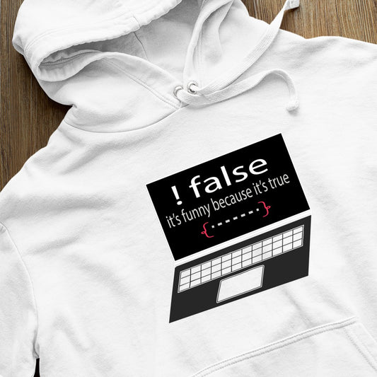 Bluza z kapturem It's Funny Beacuse It's True