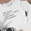 Prezent Dla Programisty Java Bluza Unisex Life Motto If Sad True Sad Stop Be Awesome