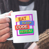 Programista Prezent Kubek Eat Sleep Code Repeat