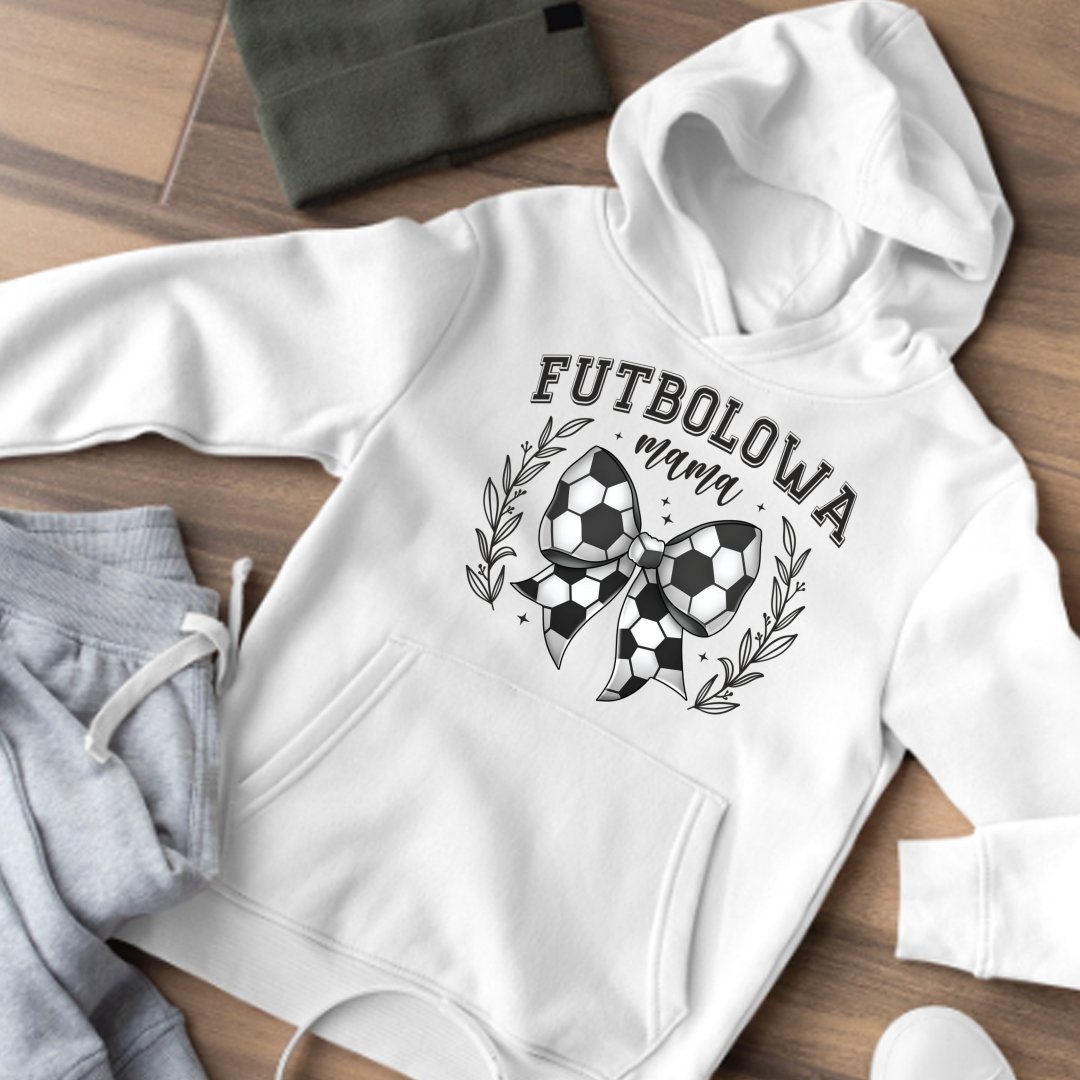 Bluza z kapturem Futbolowa mama