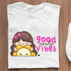 T Shirt Męski Z Nadrukiem Only Good Vibes