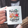 Kubek Christmas Calories Don't Count Funny Retro Christmas Coffee