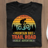 Koszulka Z Nadrukiem Rowerowym Mountain Bike Trail Road Great Adventure