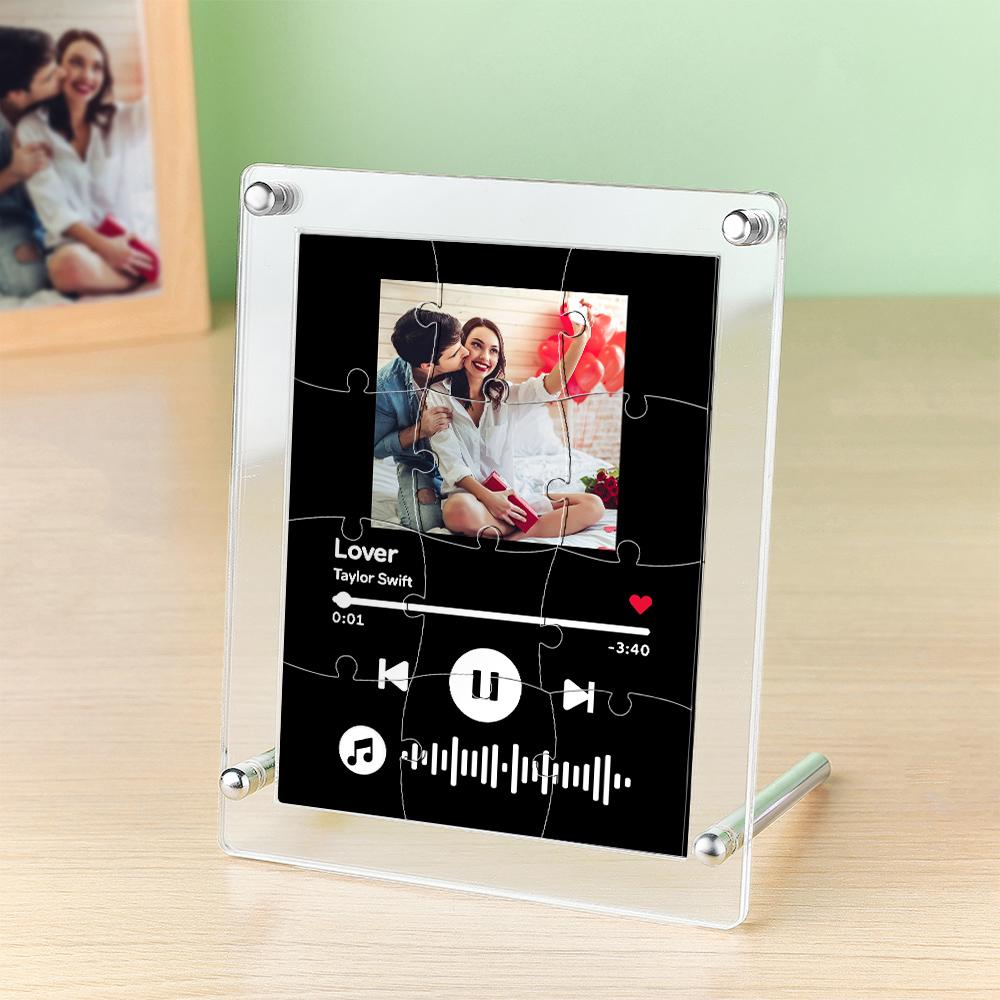 Personalizowana układanka ze zdjęciem i muzyką, idealny prezent na rocznicę