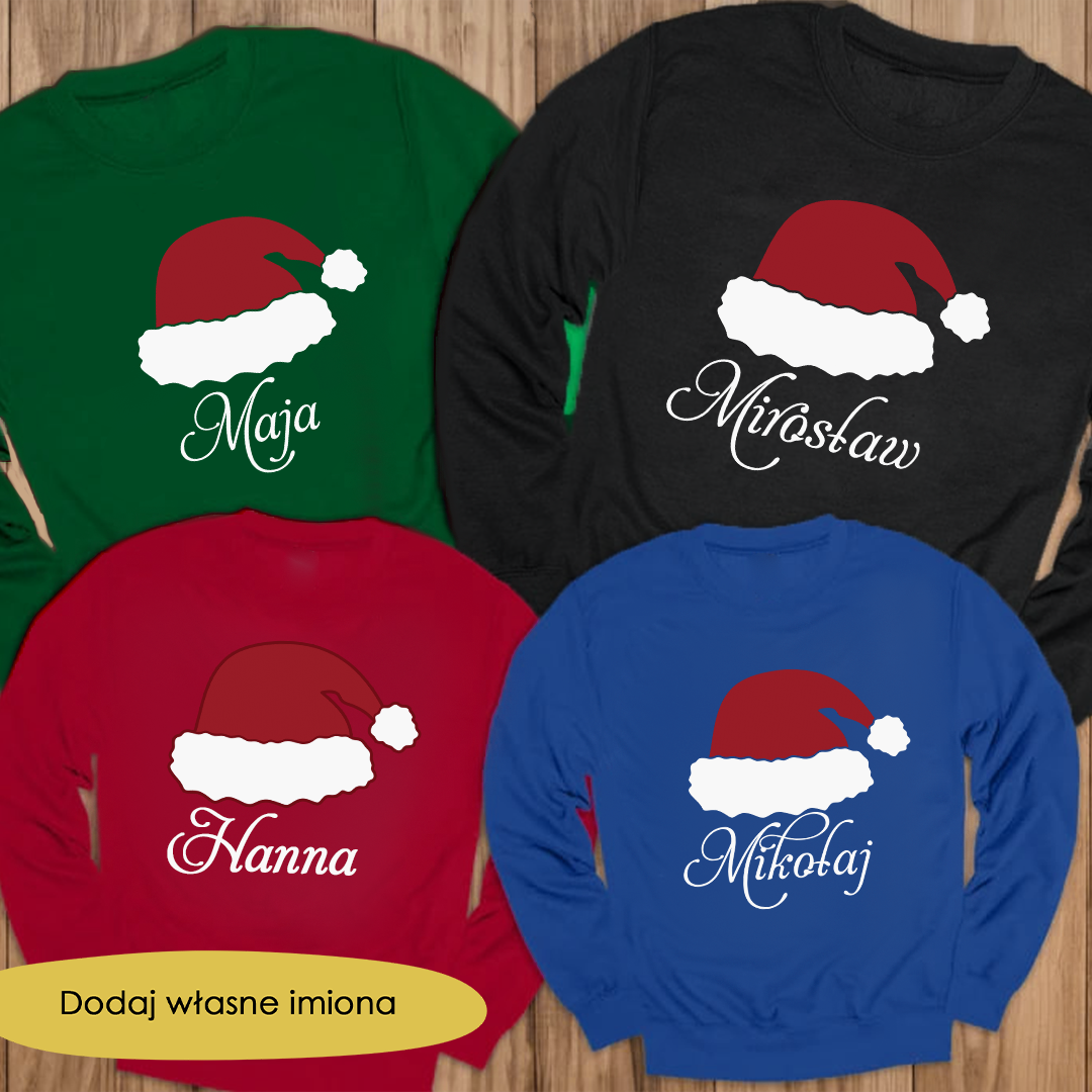 448 Bluza Świąteczny kapelusz