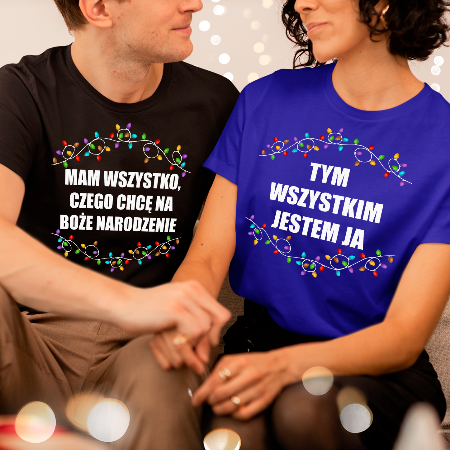 Para koszulek  Mam wszystko, czego chcę na Boże Narodzenie