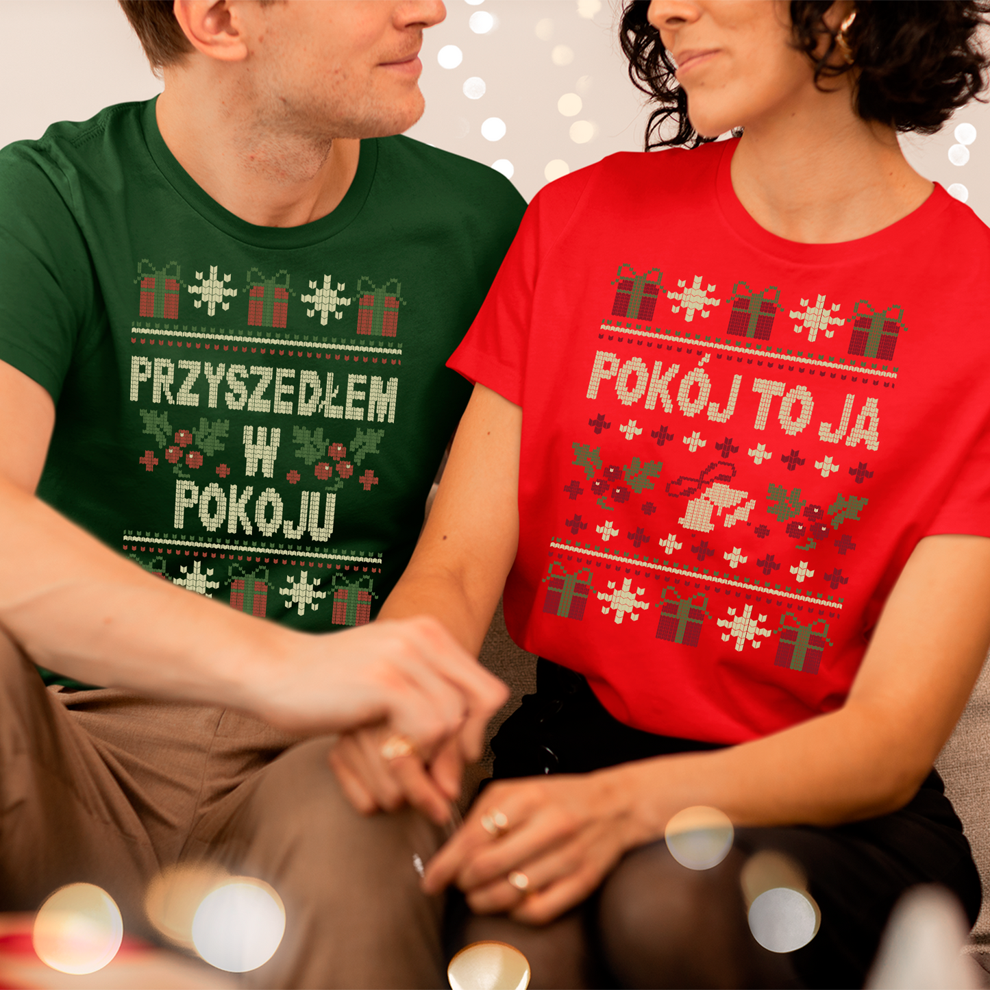 Para koszulek Przyszedłem w pokoju