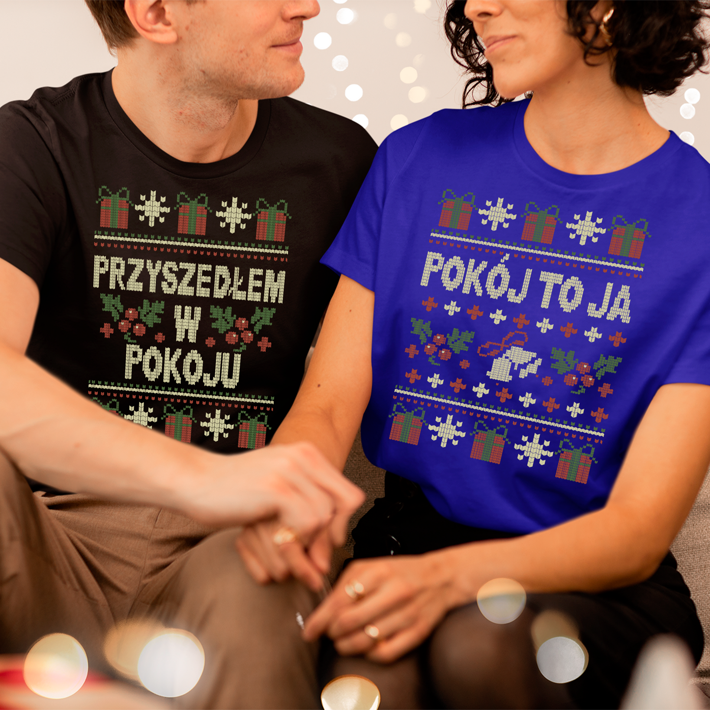Para koszulek Przyszedłem w pokoju