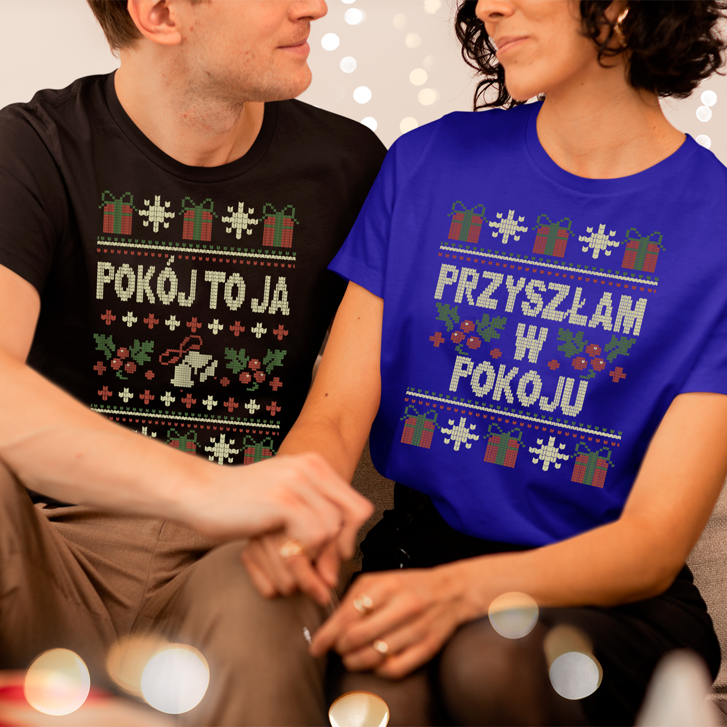 Para koszulek Przyszedłem w pokoju