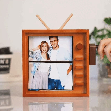 Personalizowana ramka na zdjęcia z animacją, prezent na rocznicę lub urodziny