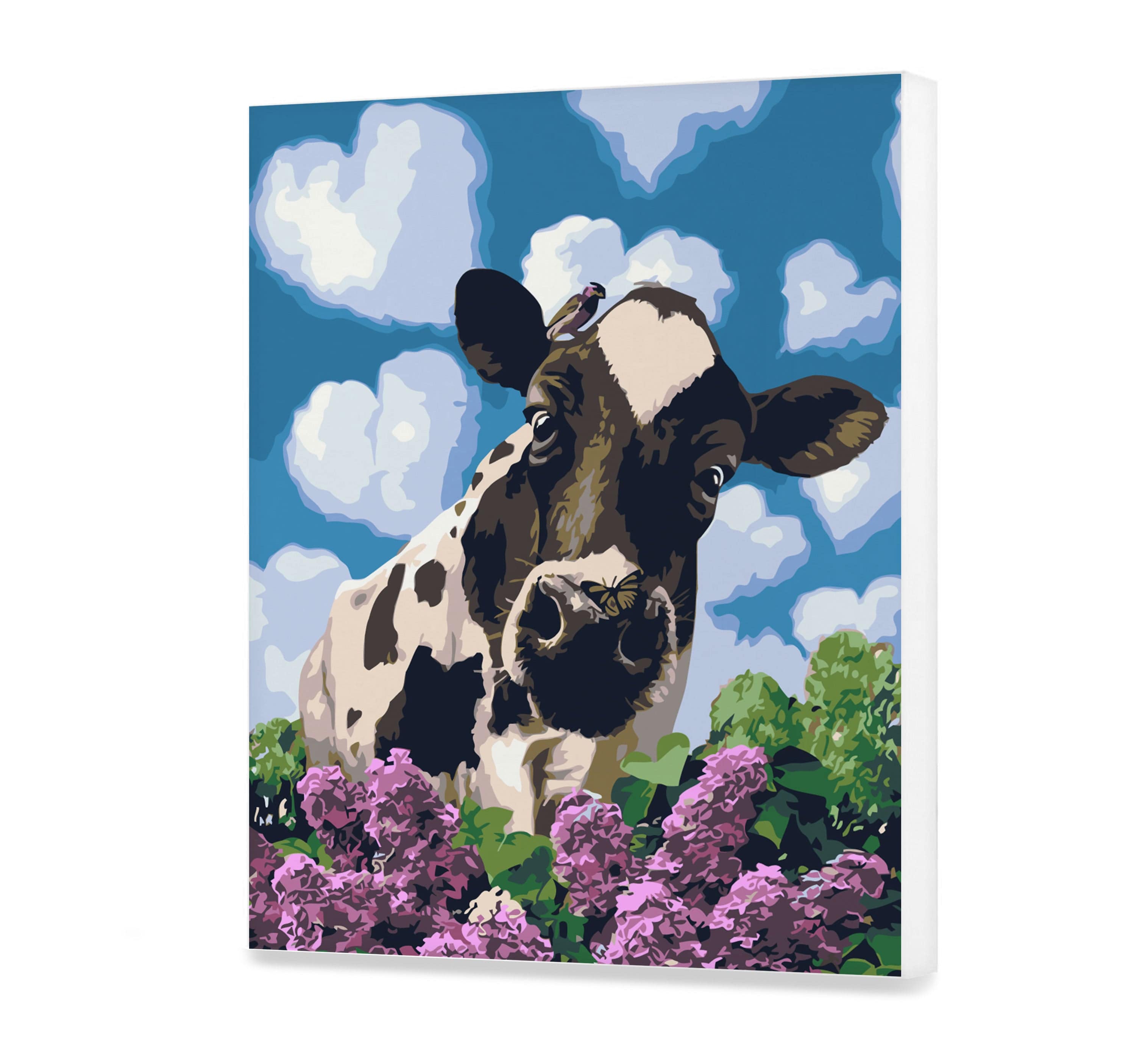 Krowa i kwiaty CH0339