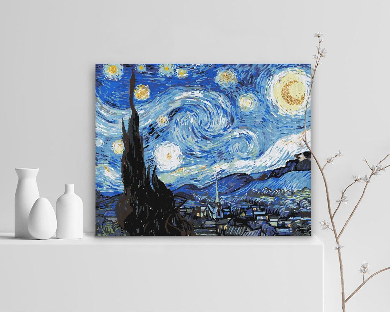 Vincent van Gogh Złota Gwiaździsta Noc (PC0441)