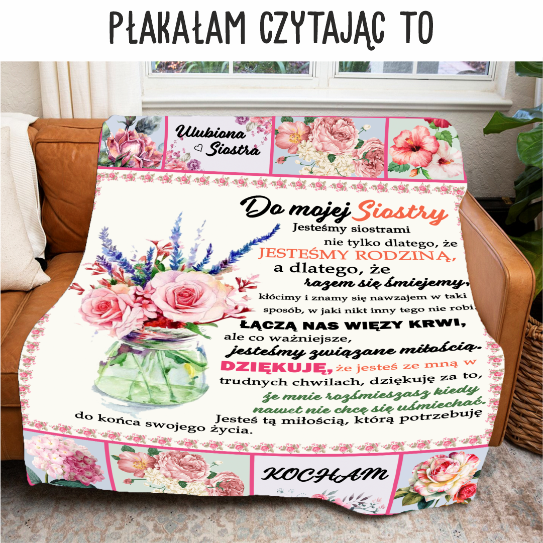Koc "Dla mojej siostry"