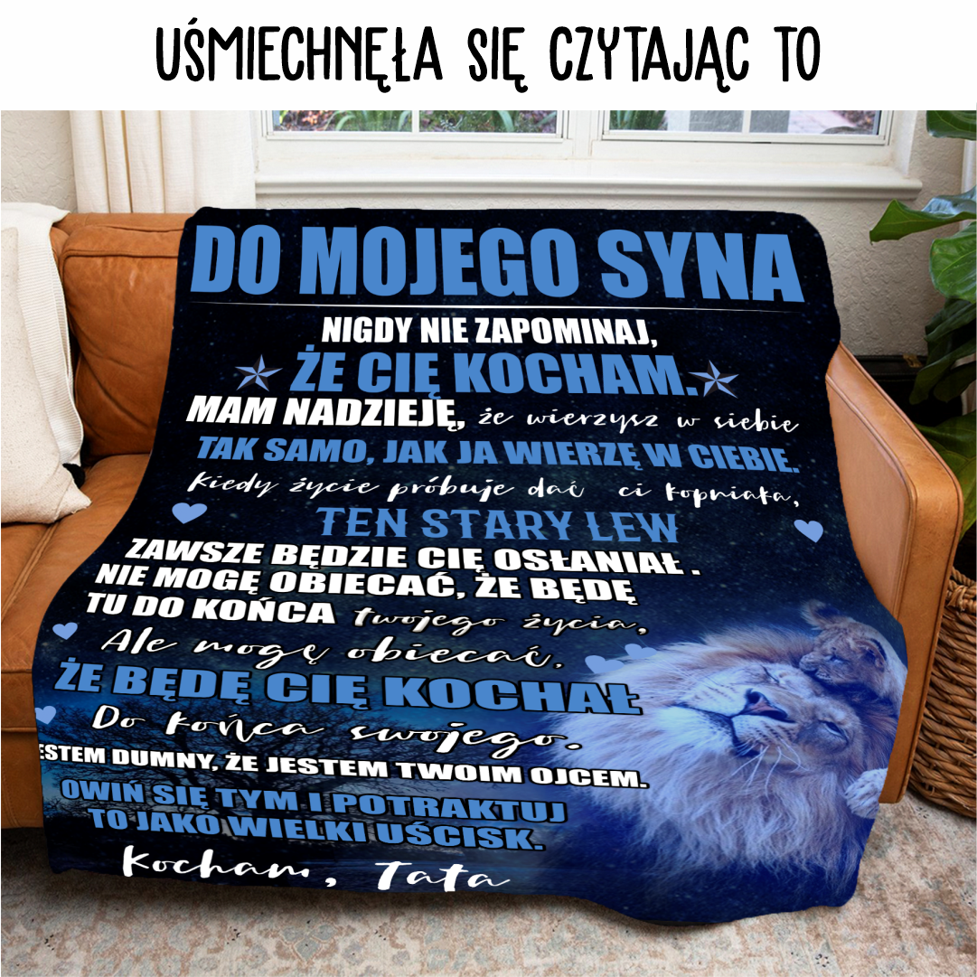 Koc od taty "Do syna"